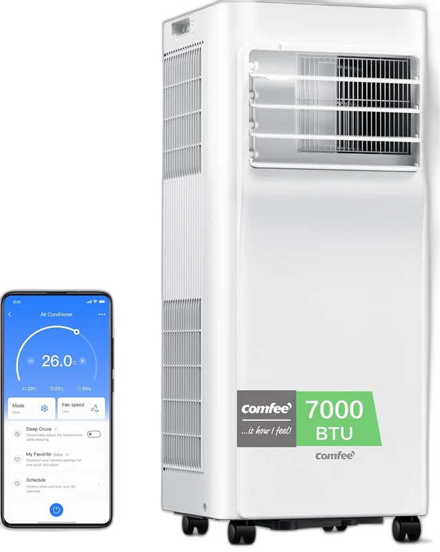 COMFEE' Climatiseur Mobile 7000 BTU