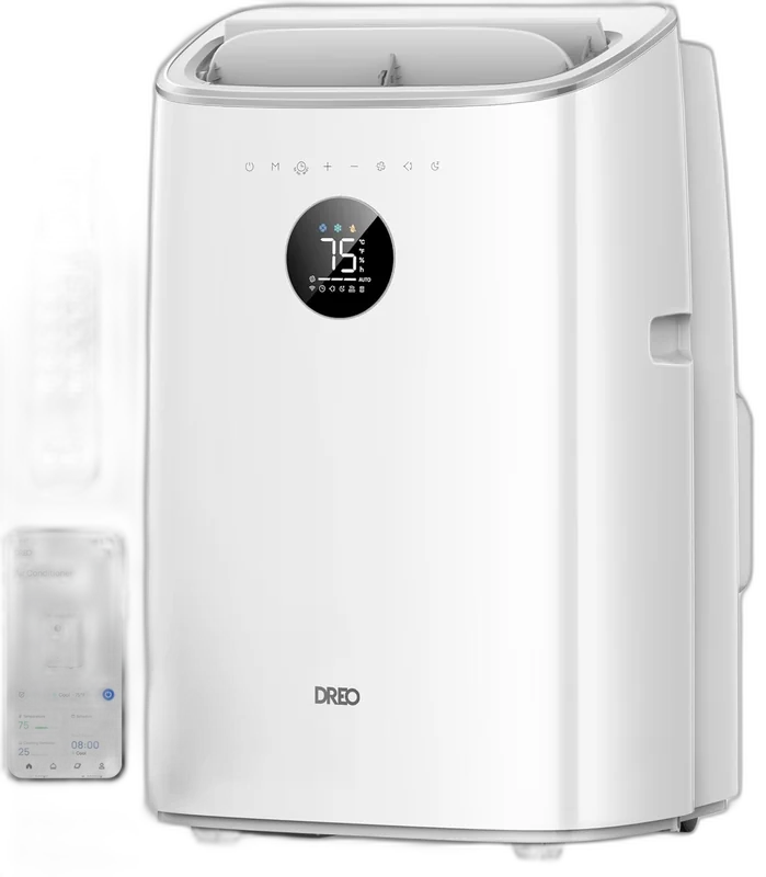 DREO Climatiseur Mobile 7500 BTU 3-en-1 WiFi